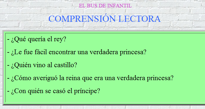 Con Mayúsculas: La Princesa y el Guisante | Recurso educativo 33907