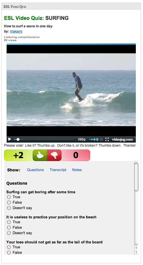 Video: How to surf a wave in one day | Recurso educativo 34166