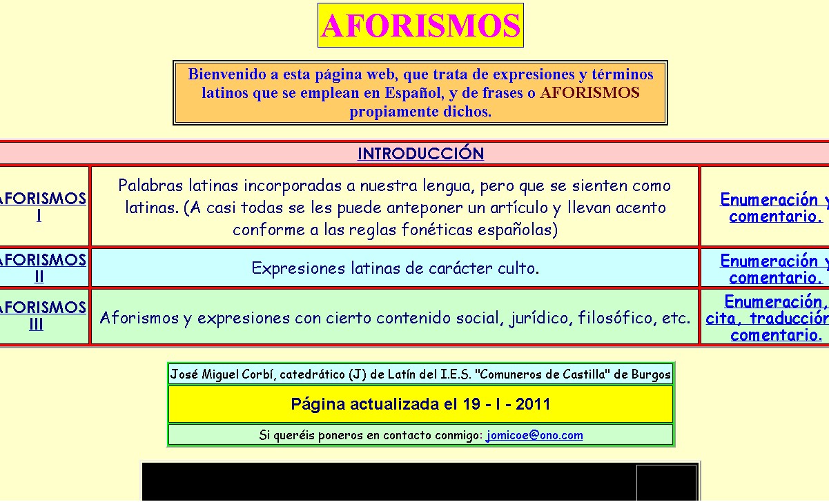 Aforismos | Recurso educativo 35521