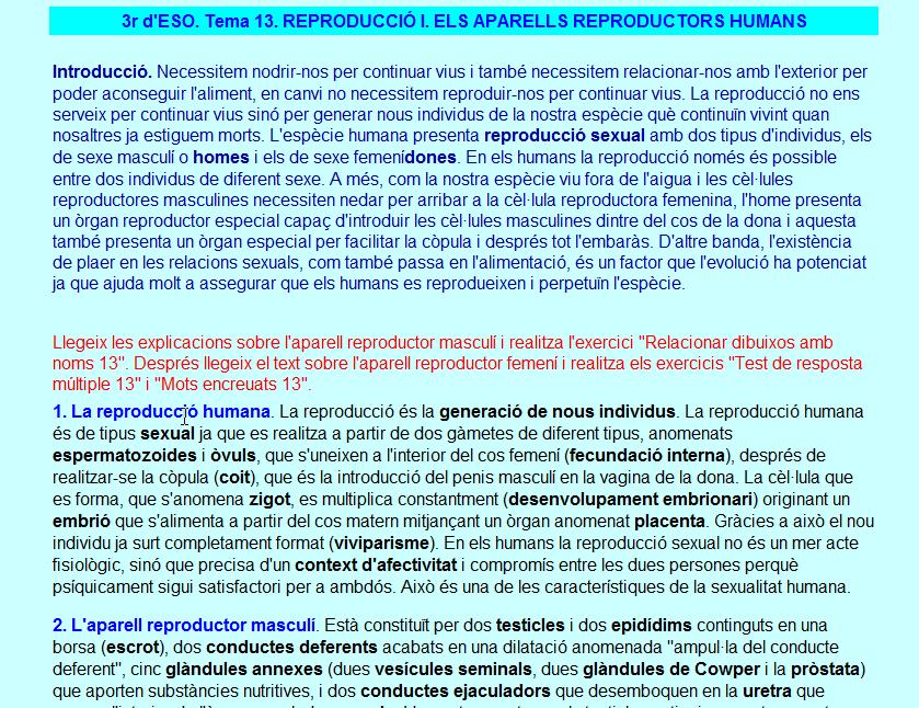 La reproducció humana | Recurso educativo 35877