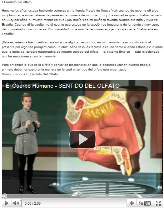 Cuerpo humano: Sentido del olfato | Recurso educativo 35987