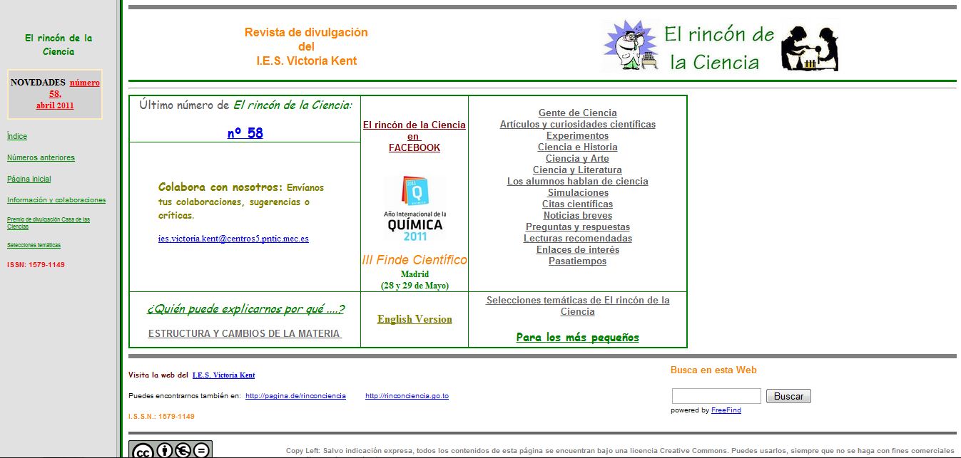 El rincón de la ciencia | Recurso educativo 36335