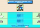 Ejercicios interactivos de ortografía - H | Recurso educativo 36503