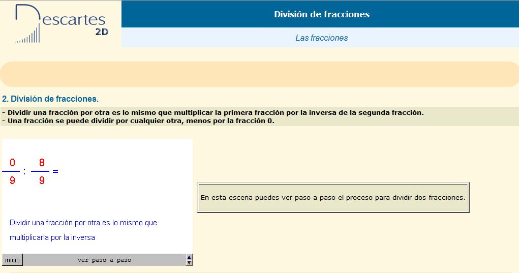 División de fracciones | Recurso educativo 36655