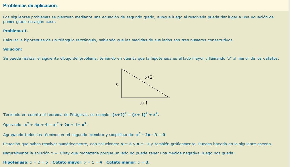 Aplicación de las ecuaciones | Recurso educativo 36829