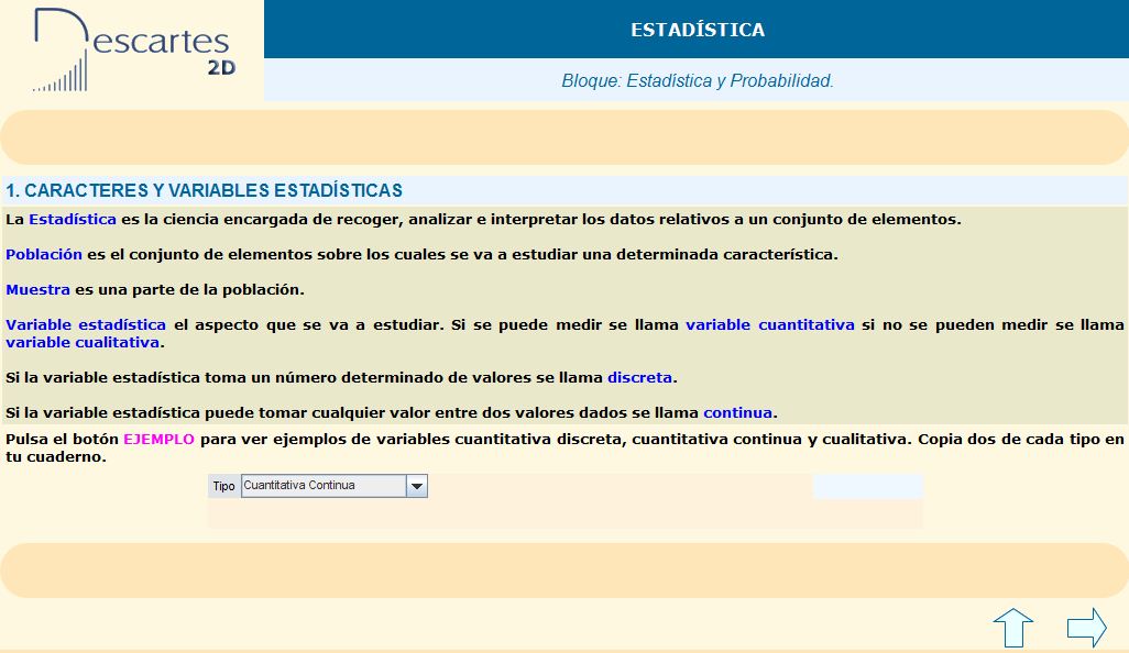 Caracteres y variables estadísticas | Recurso educativo 37279