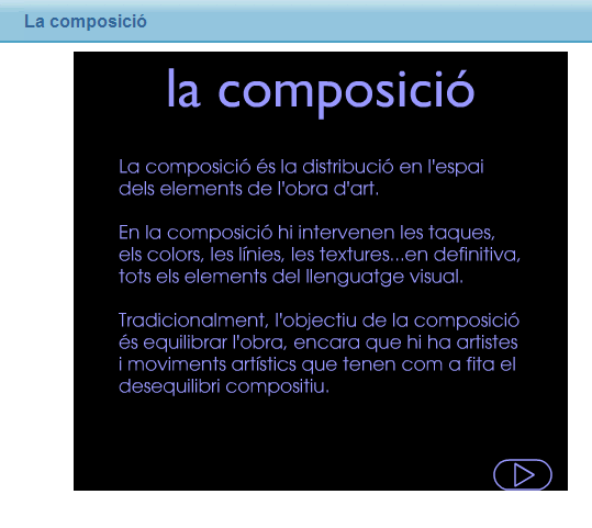 La composició | Recurso educativo 37565