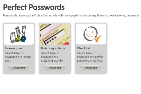 Perfect passwords | Recurso educativo 37652