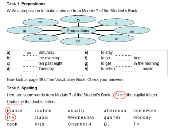 Alphabet, capital letters and prepositions | Recurso educativo 37836