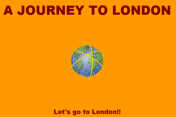 Webquest: A journey to London | Recurso educativo 38799