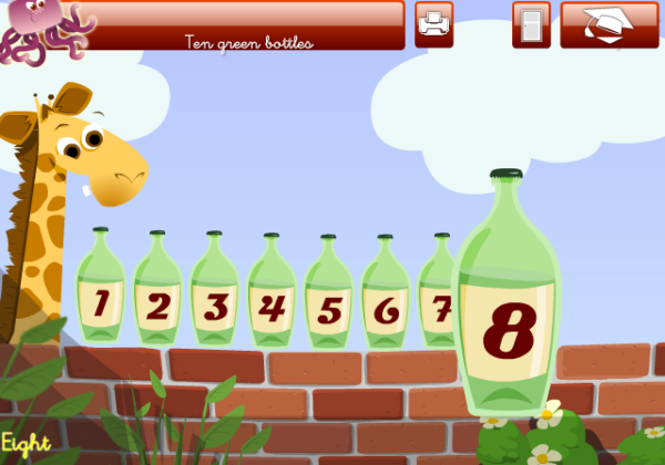 Ten green bottles | Recurso educativo 39404