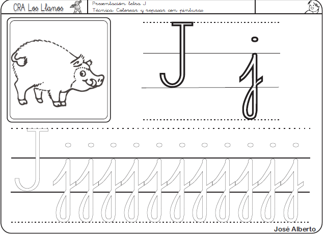 Lectoescritura: J | Recurso educativo 39639