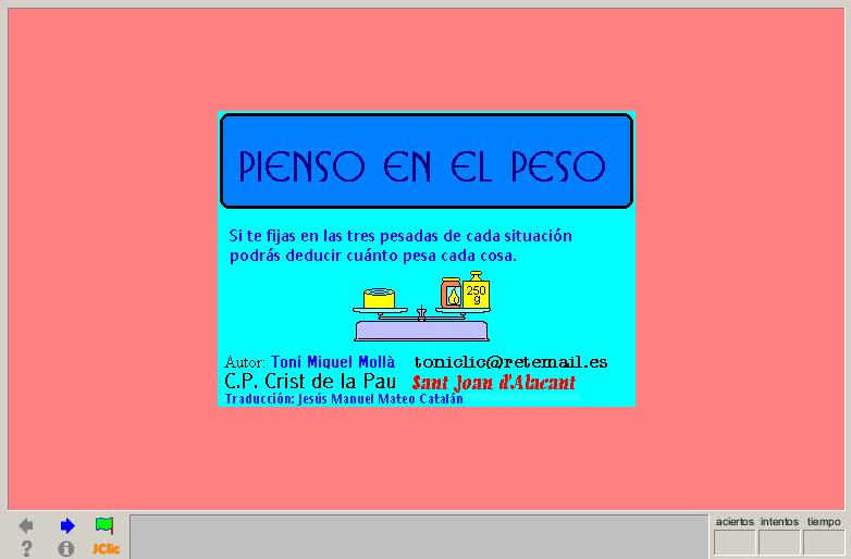 Pienso en el peso | Recurso educativo 40506