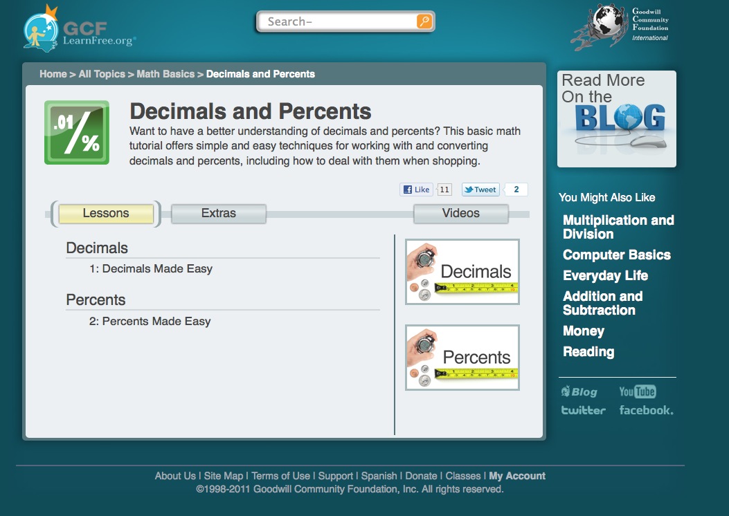 Decimals and Percents made easy | Recurso educativo 41479