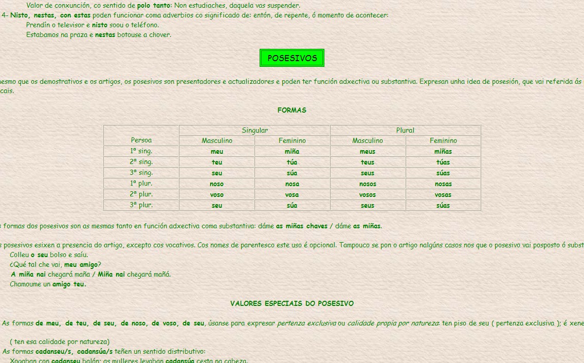 Demostrativos y posesivos | Recurso educativo 41854