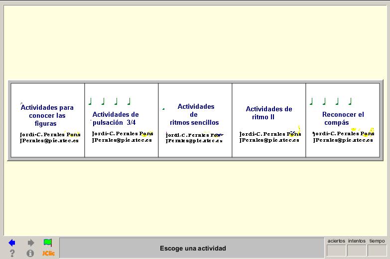 Actividades de ritmo | Recurso educativo 42014