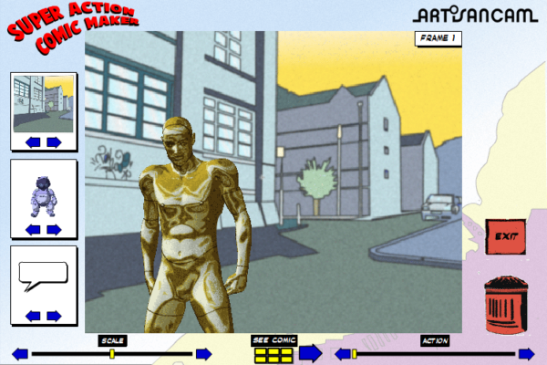 Website: Super action comic maker | Recurso educativo 42179