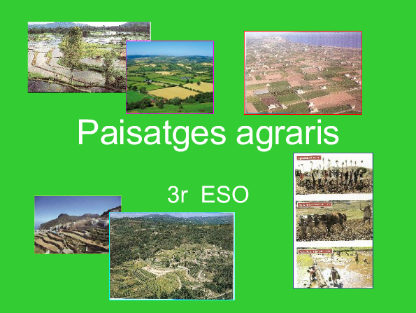 Paisatges agraris | Recurso educativo 42446