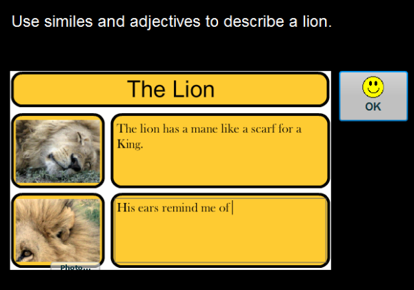 Describing a lion | Recurso educativo 42491