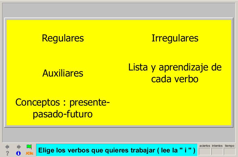 Los verbos | Recurso educativo 42670