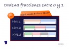 Ordena fracciones entre el 0 y el 1. | Recurso educativo 42821