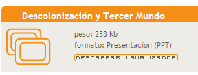 Descolonización y Tercer Mundo | Recurso educativo 44520