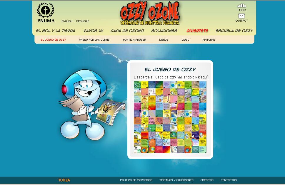 Ozzy Ozone. Defensor de nuestro planeta | Recurso educativo 44780