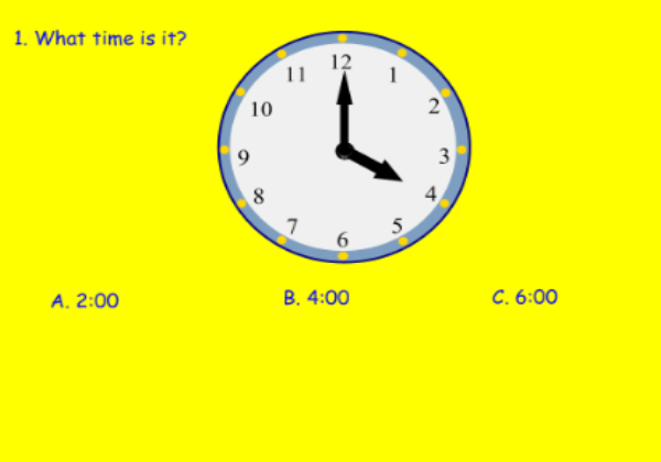 Telling time | Recurso educativo 45184