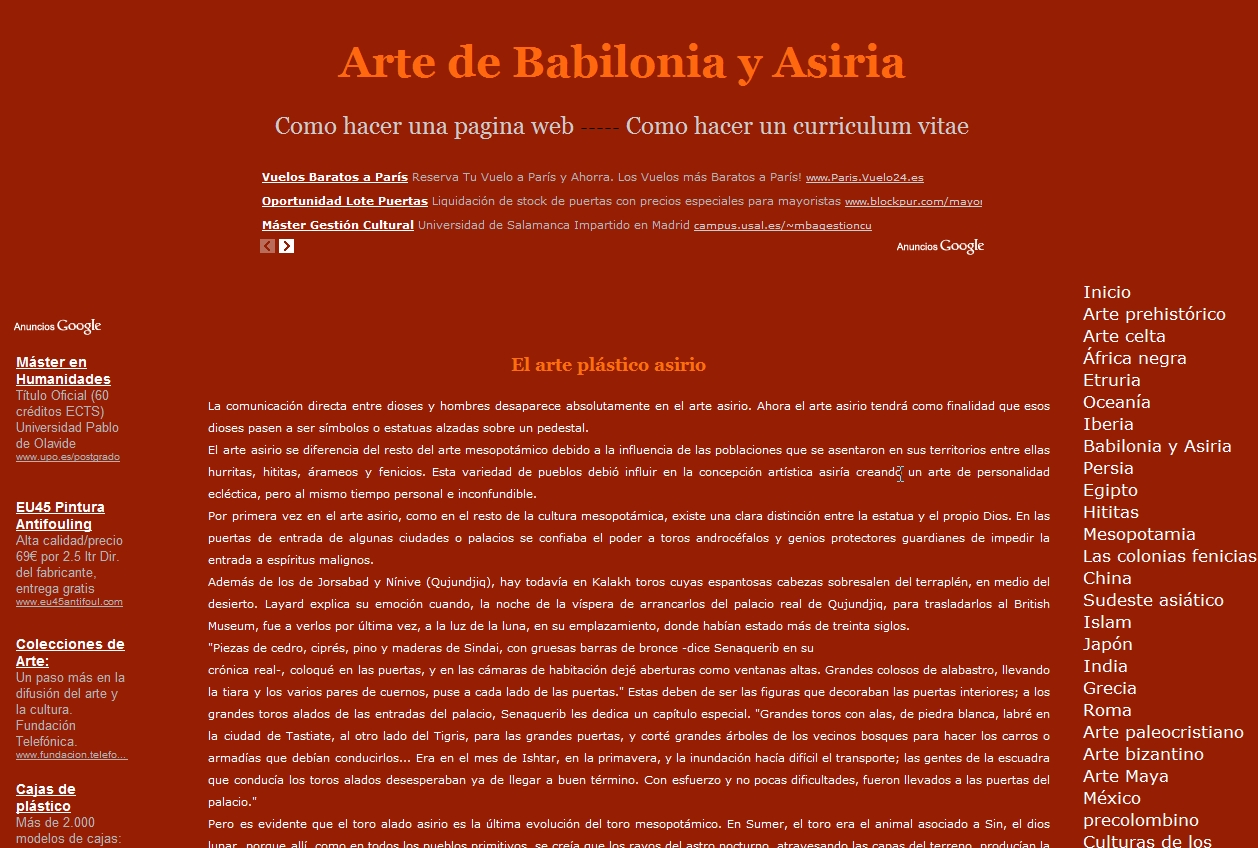 El arte de Babilonia y Asiria | Recurso educativo 47487