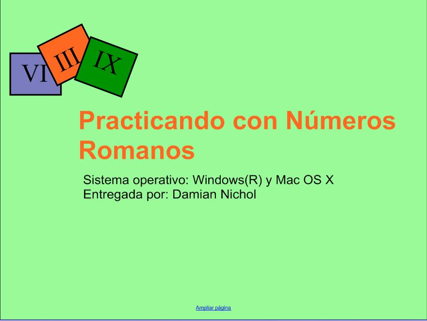 Números romanos | Recurso educativo 48385