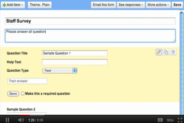 Google Forms tutorial | Recurso educativo 48895