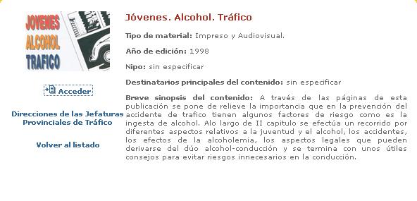 Jóvenes. Alcohol. Tráfico | Recurso educativo 48917