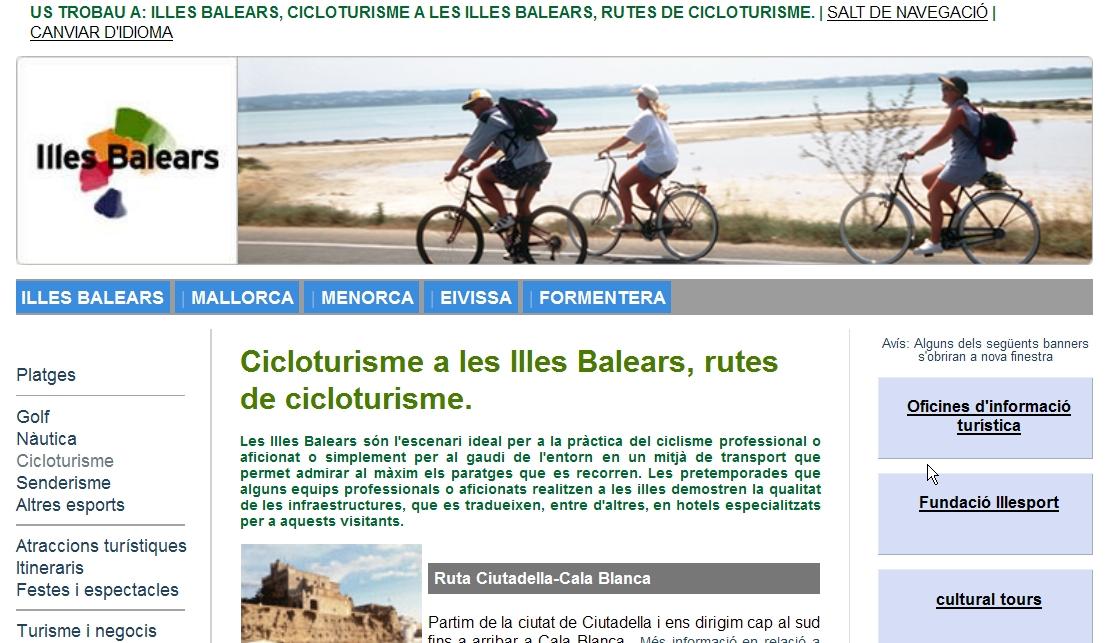 Cicloturisme a les Illes Balears | Recurso educativo 49022