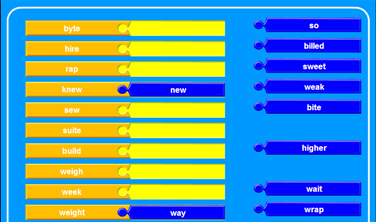 Homophones | Recurso educativo 49883