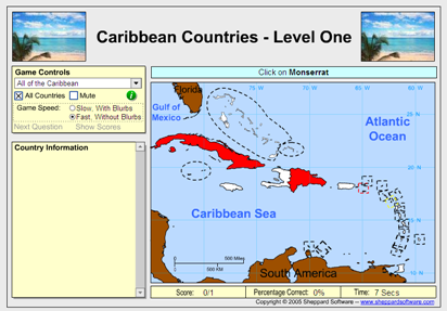 Game: Caribbean countries | Recurso educativo 49914