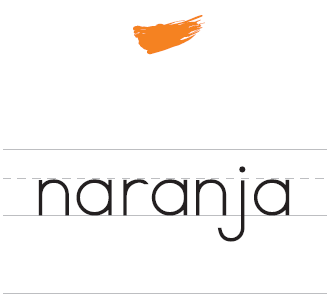 Lectoescritura de palabras: color naranja | Recurso educativo 50461