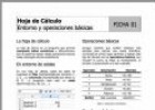 Curso de Hoja de Cálculo (I). Entorno y operaciones básicas | Recurso educativo 10857