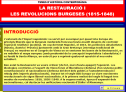 La Restauració i les Revolucions burgeses (1815-1848) | Recurso educativo 18178