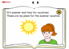 My summer vacation | Recurso educativo 18405