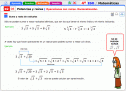 Potencias y raíces: operaciones y racionalización | Recurso educativo 20921