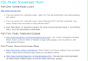 Music Scavenger Hunt | Recurso educativo 23564