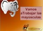 Vamos a trabajar las mayúsculas | Recurso educativo 2709