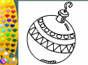 ¡A Colorear!: Bola navidad | Recurso educativo 28305