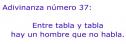 Usa el coco y adivina: entre tabla y tabla | Recurso educativo 6175