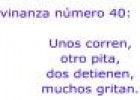 Usa el coco y adivina: unos corren... | Recurso educativo 6178