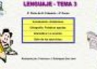 Lenguaje 4º. Tema 3 | Recurso educativo 6352