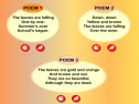 Autumn poems | Recurso educativo 6935