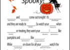 Halloween mad libs | Recurso educativo 65178