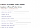 Questions in present perfect simple | Recurso educativo 65542