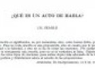 ¿Qué es un acto de habla? | Recurso educativo 68300